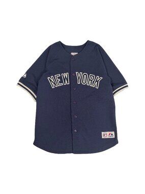 Vintage Majestic New York Yankees Derek Jeter Jersey Youth L